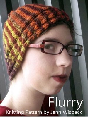 cover image of Flurry Short Row Hat Knitting Pattern